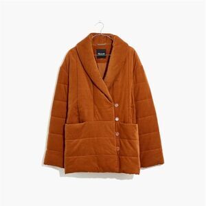 Madewell Rust Puffer Jacket